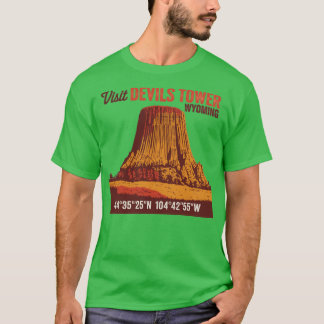 Camiseta Visite Devils Torre Engraçado