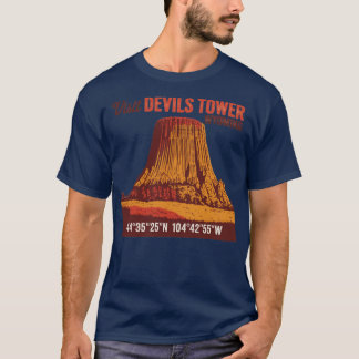Camiseta Visite Devils Torre Engraçado