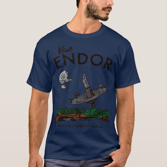 Camiseta Visite Endor Funny (Frente)