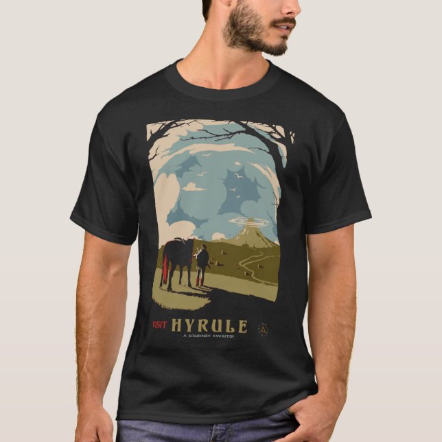 Camiseta Visite Hyrule Classic T-Shirt (Frente)