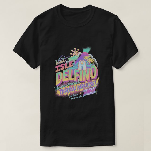 Camiseta Visite Isle Delfino Classic (Frente do Design)