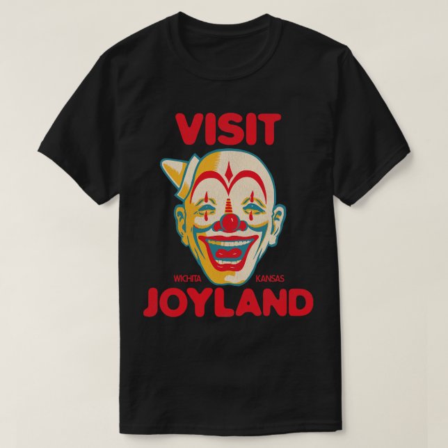 Camiseta Visite Joyland Retro Defunct Amusement Park Wichit (Frente do Design)