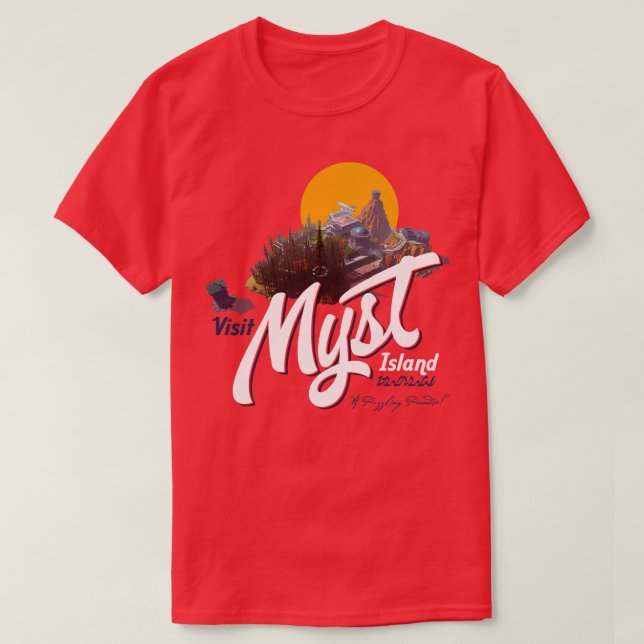 Camiseta Visite Myst (Frente do Design)