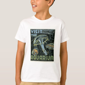 Camiseta Visite o aquário - o poster de WPA -