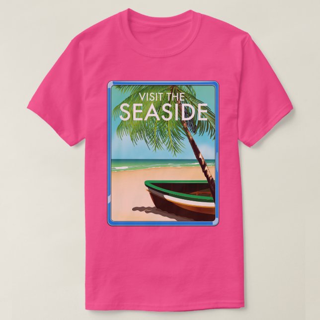 Camiseta Visite o litoral (Frente do Design)