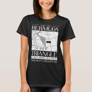 Camiseta Visite O Triângulo Hidrológico das Bermudas