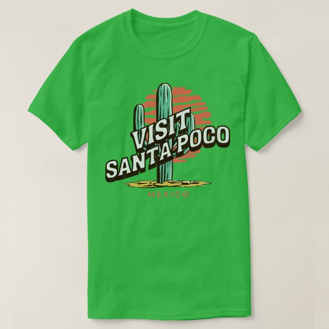 Camiseta Visite Papais noeis Poco México (Frente do Design)