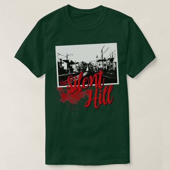 Camiseta Visite Silent Hill (Frente do Design)