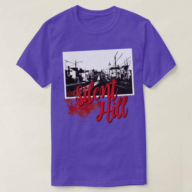 Camiseta Visite Silent Hill (Frente do Design)