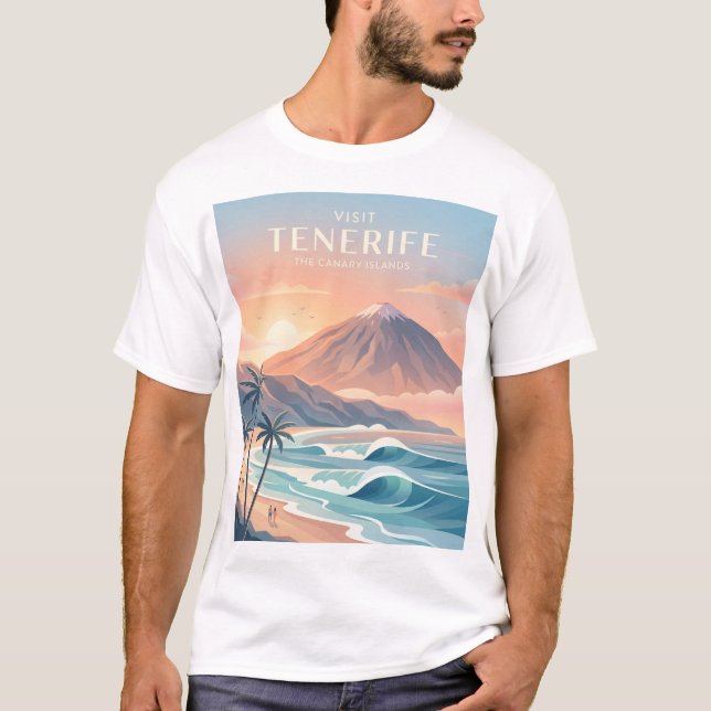 Camiseta Visite Tenerife Ilhas Canárias (Frente)
