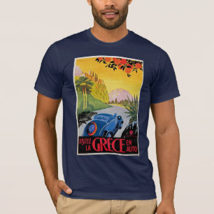 Camiseta Visitez La Grece en Auto