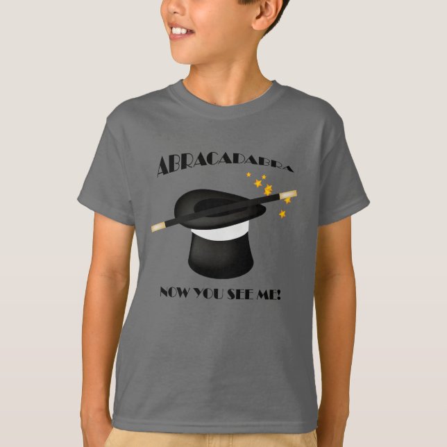 Camiseta Visível para Magos Abracadabra (Frente)