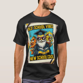 Camiseta Visões antigas da escola, Nova escola legal :)