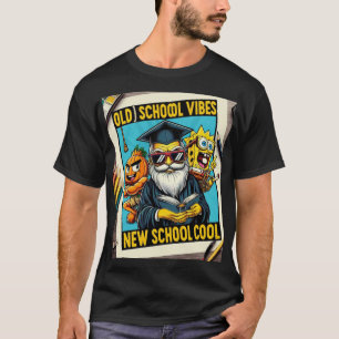 Camiseta Visões antigas da escola, Nova escola legal :)