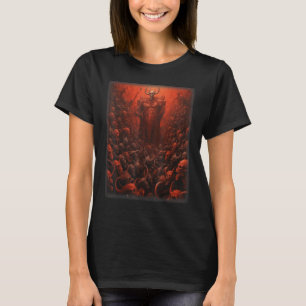 Camiseta Visões do Inferno Devils Satãs Demons Skelet Monst