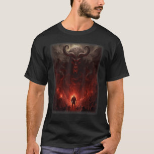Camiseta Visões do Inferno Satanás Diabos Demônios Monstro