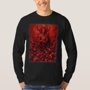 Camiseta Visões do Inferno Satanás Diabos Demônios Monstro 