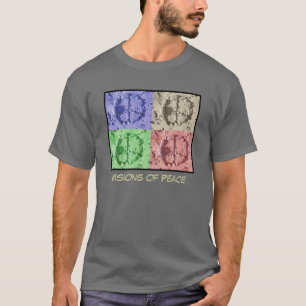 Camiseta Visões do t-shirt da paz