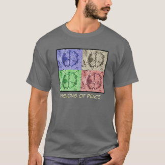 Camiseta Visões do t-shirt da paz