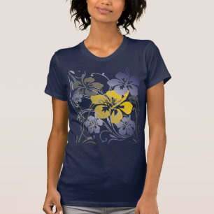 Camiseta Visões tropicais (em azul)