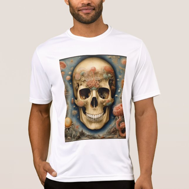 Camiseta "Visões Vivas: Um Design de Camisa-T cativante" (Frente)
