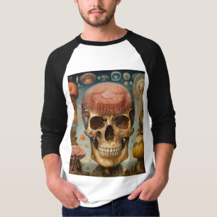 Camiseta "Visões Vivas: Um Design de Camisa-T cativante"