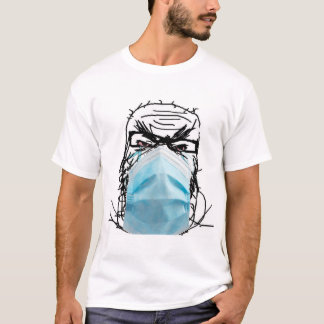 CAMISETA VISTA A MÁSCARA SOYJAK SOYJACK WOJAK WOJACK NPC 4C