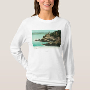 Camiseta Vista aérea da abóbada de Eagle no ponto Lobos