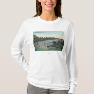 Camiseta Vista aérea da angra BridgeWinters de Putah, CA