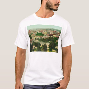 Camiseta Vista aérea da cidade