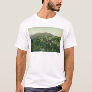 Camiseta Vista aérea da cidade, Mt Tamalpais