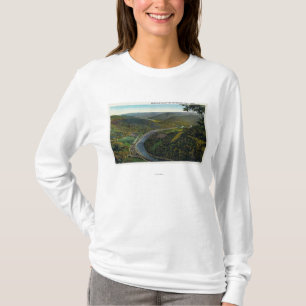 Camiseta Vista aérea da fuga e do vale de Deerfield