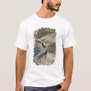 Camiseta Vista aérea da Sea Cliff Bridge perto de Wollongon