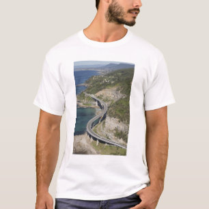 Camiseta Vista aérea da Sea Cliff Bridge perto de Wollongon