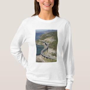Camiseta Vista aérea da Sea Cliff Bridge perto de Wollongon