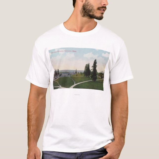 Camiseta Vista aérea das casernas de Vancôver (Frente)