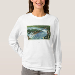 Camiseta Vista aérea de Niagara Falls inteiro 2