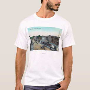 Camiseta Vista aérea de StreetWoodland principal ocidental