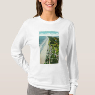 Camiseta Vista aérea do beira-mar