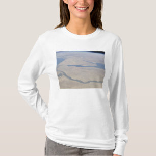 Camiseta Vista aérea do Egipto e do Sinai Peninsul