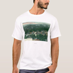 Camiseta Vista aérea do vale de ValleyMill do moinho, CA