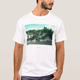 Camiseta Vista aérea exterior da casa de campo francesa