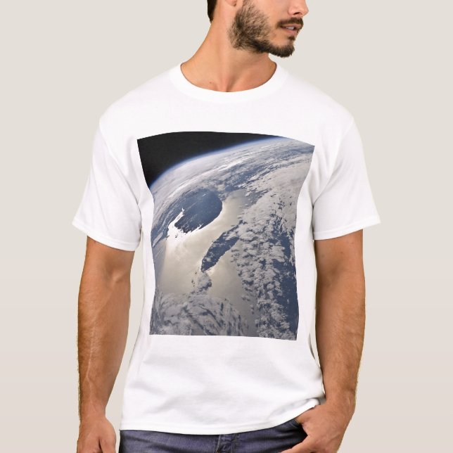Camiseta Vista altamente oblíqua da Península de Gaspe (Frente)