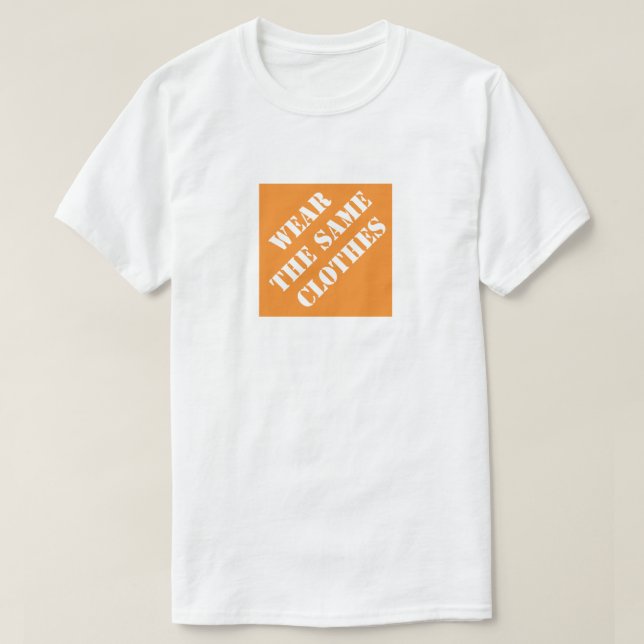 Camiseta Vista as mesmas roupas, Pai engraçado e humorístic (Frente do Design)