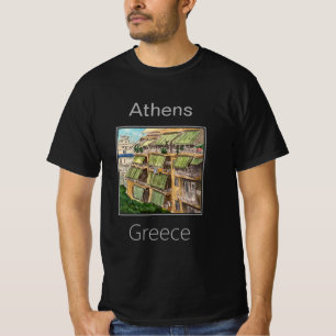 Camiseta Vista Balcony Atenas, Grécia