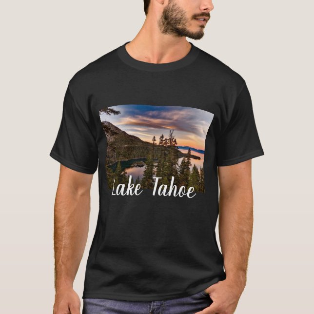 Camiseta Vista Cênnica do Lago Tahoe (Frente)