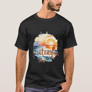 Camiseta Vista Costeira de Assateague Island
