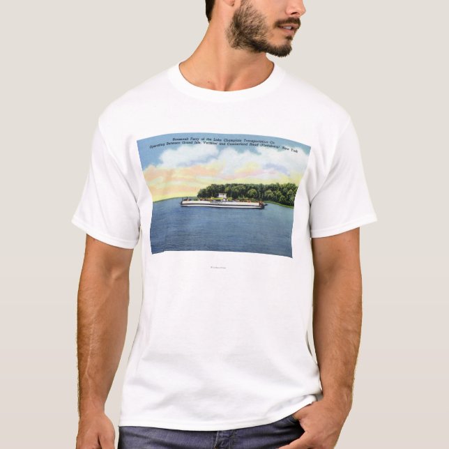 Camiseta Vista da balsa de Roosevelt (Frente)