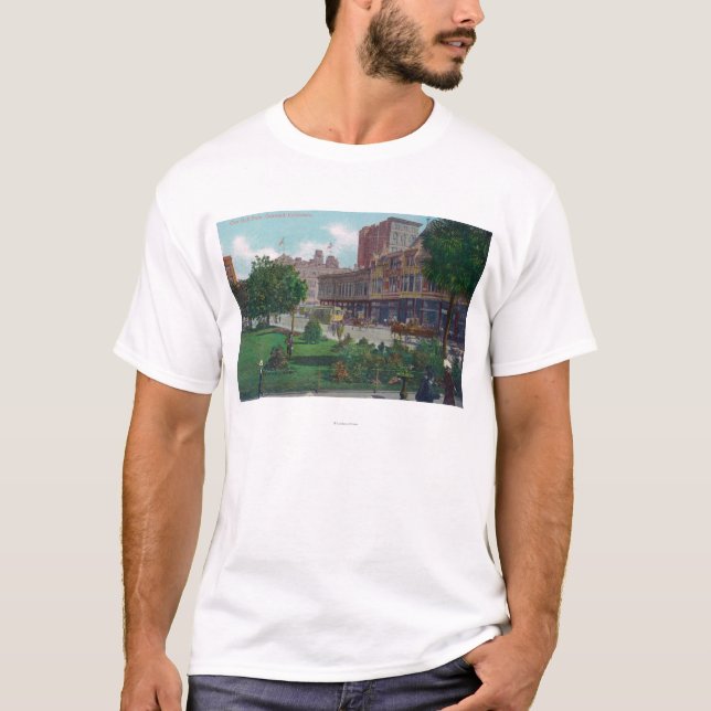Camiseta Vista da câmara municipal ParkOakland, CA (Frente)