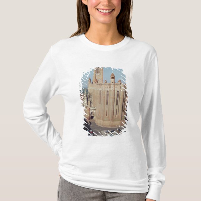 Camiseta Vista da catedral de Sainte-Cecile (Frente)